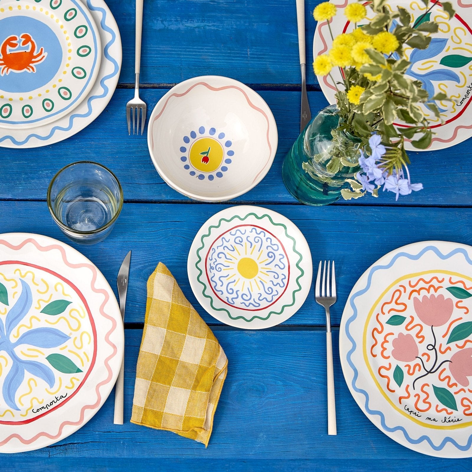 Costa Nova Liten Asiett Summer Blizz - Azalea Home