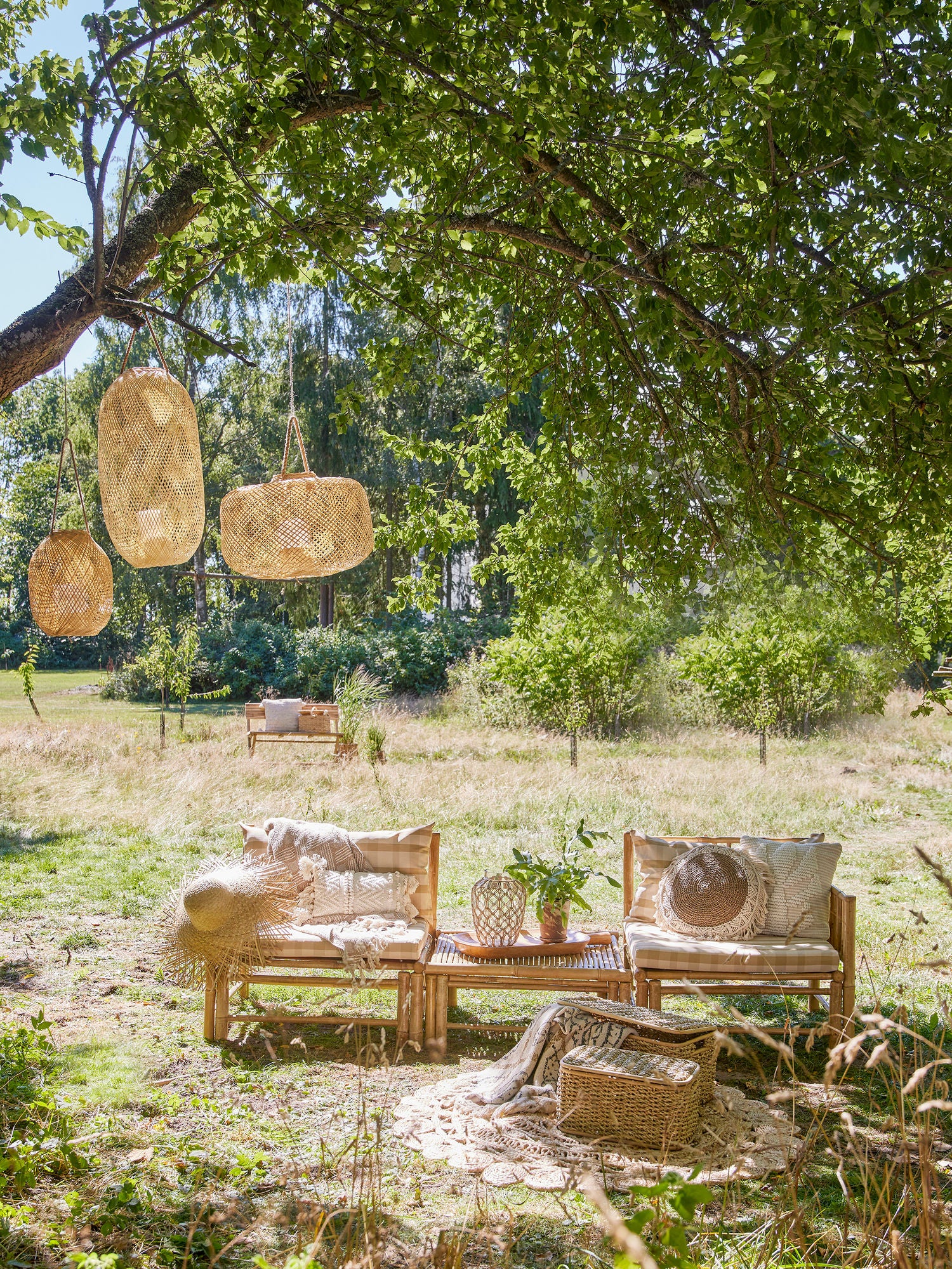 Korfu Modulsoffa Utomhus Vänster, Natur