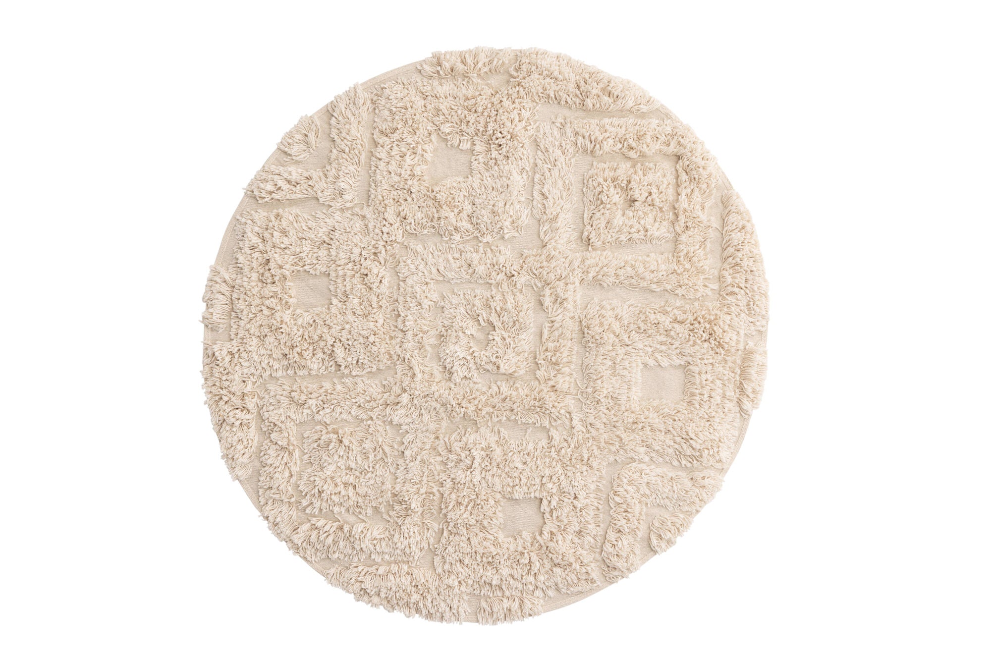 Hilma Badrumsmatta Ø60, Offwhite