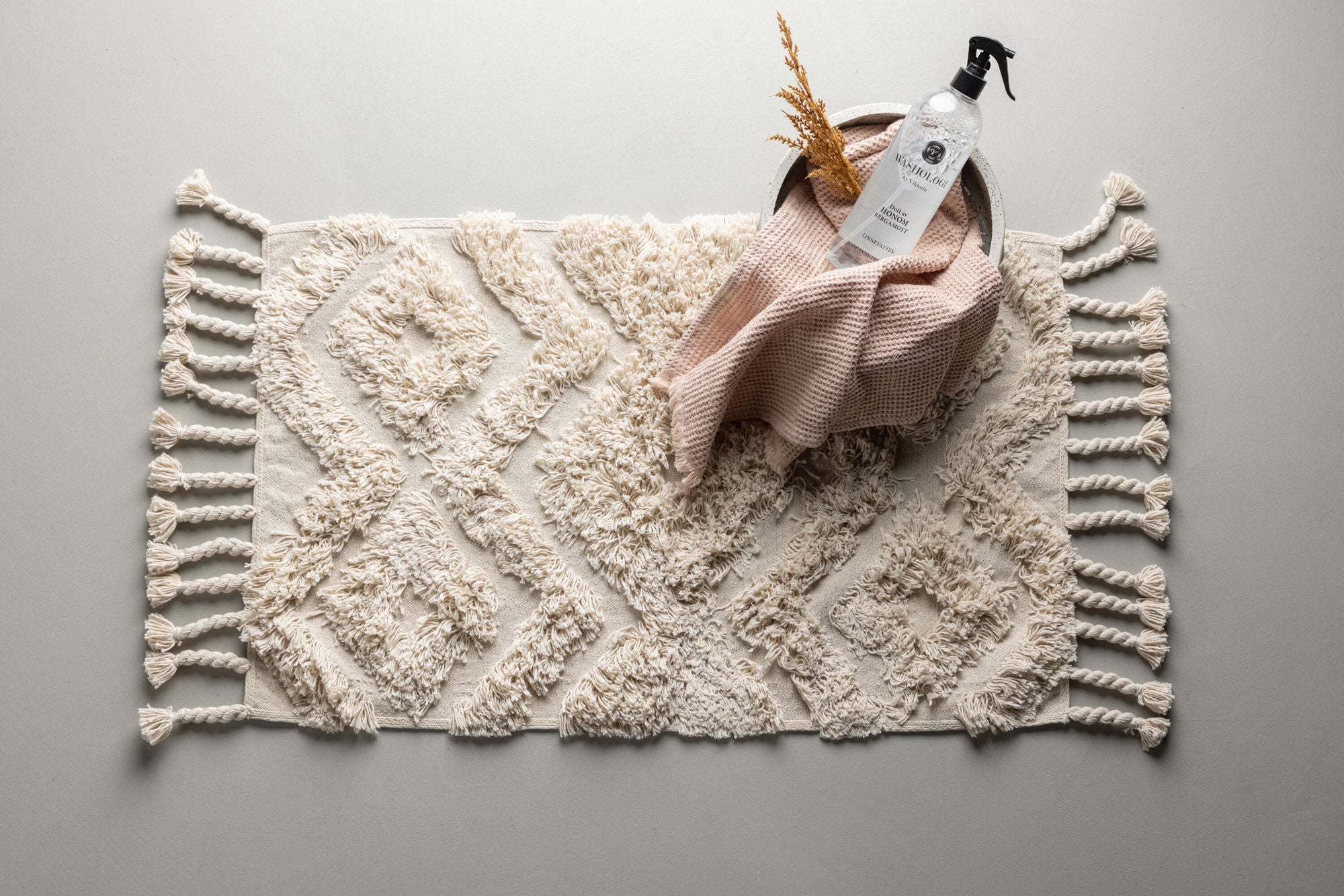 Hilma Badrumsmatta 50x80, Offwhite