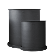 PLANT POT Kruka large 2-pack, svart