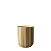 BURN Doftljus 260g, Stripe Yellow