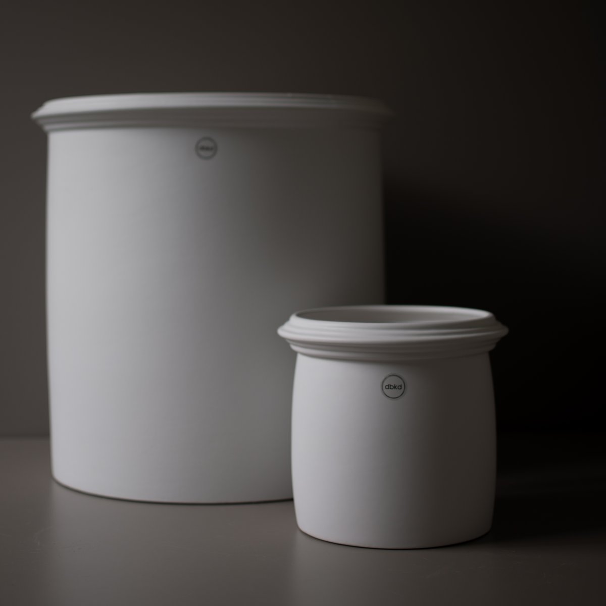 KRUSET Kruka Small H16,5cm, matte white