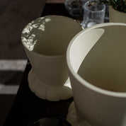 FLORA Kruka Small Ø19, Creme