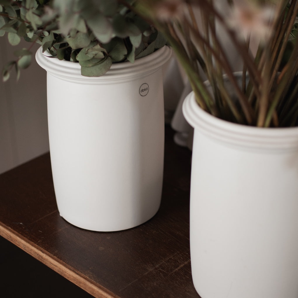 KRUSET Kruka Large H25cm, matte white