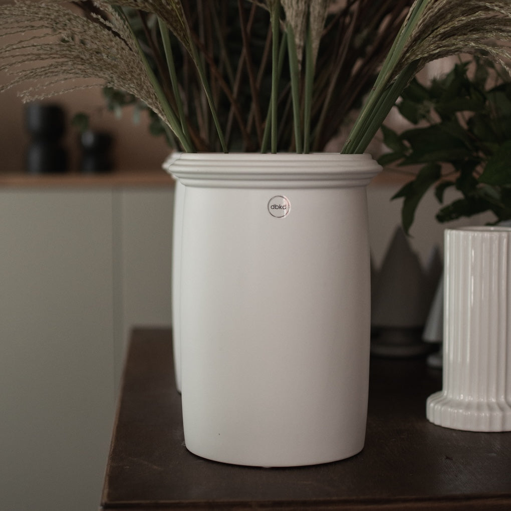 KRUSET Kruka Large H25cm, matte white