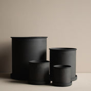 PLANT POT Kruka large 2-pack, svart