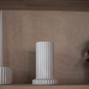 STRIPE Vas, shiny white