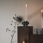 SWIRL Similar Ljusstake, black