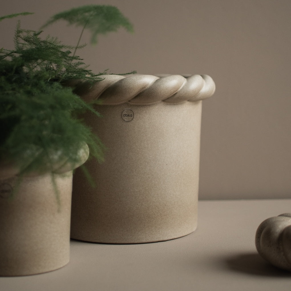 TWINE Kruka Ø22, beige