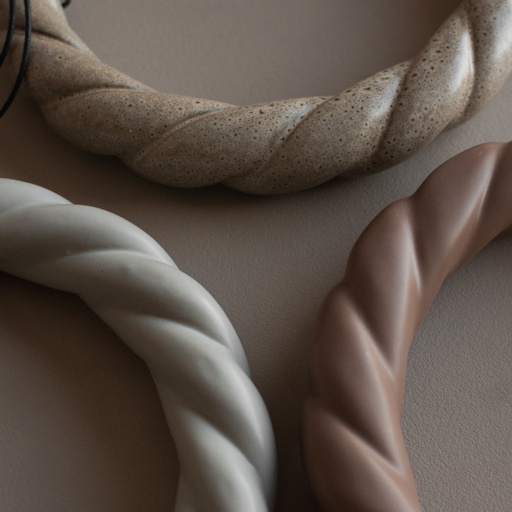TWINE Krans Ø27, nougat