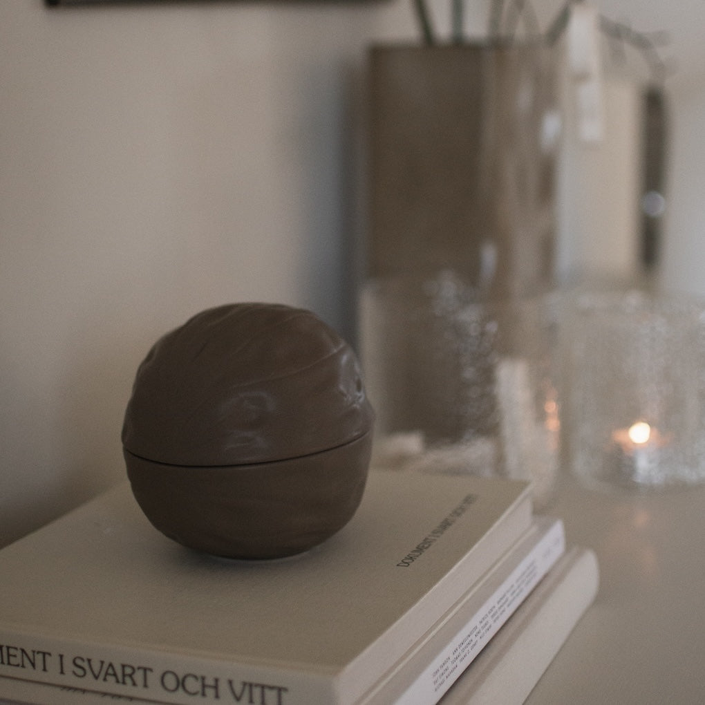 WALNUT Skål Juldekoration, dust