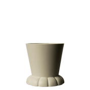 FLORA Kruka Small Ø19, Creme