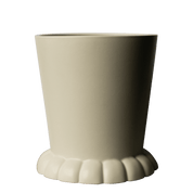 FLORA Kruka Large Ø25, Creme