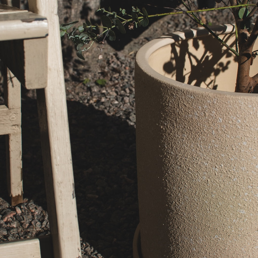 GROW Kruka XL Ø30, Creme