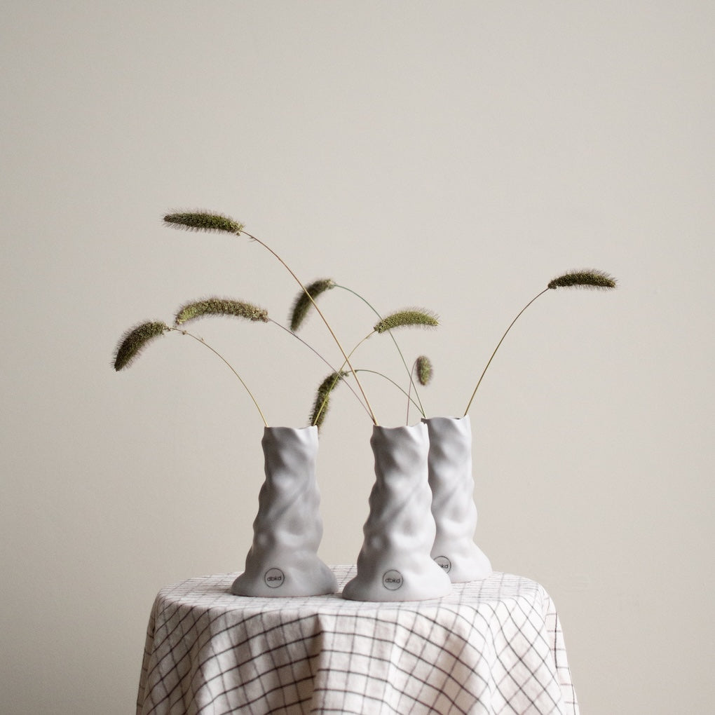 BLOOM Vas H15cm, Greige