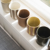 BURN Doftljus 260g, Stripe Yellow
