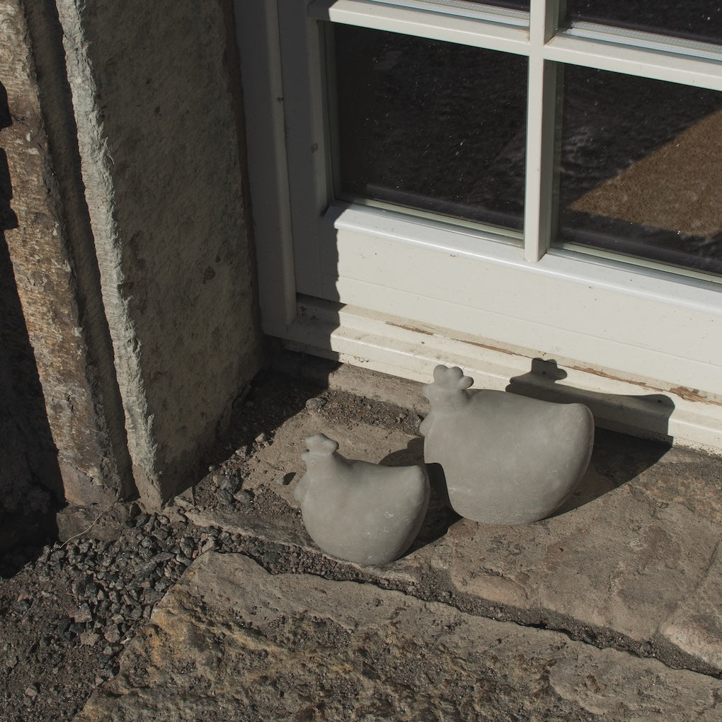 CONCRETE HEN Påskdekoration, Small