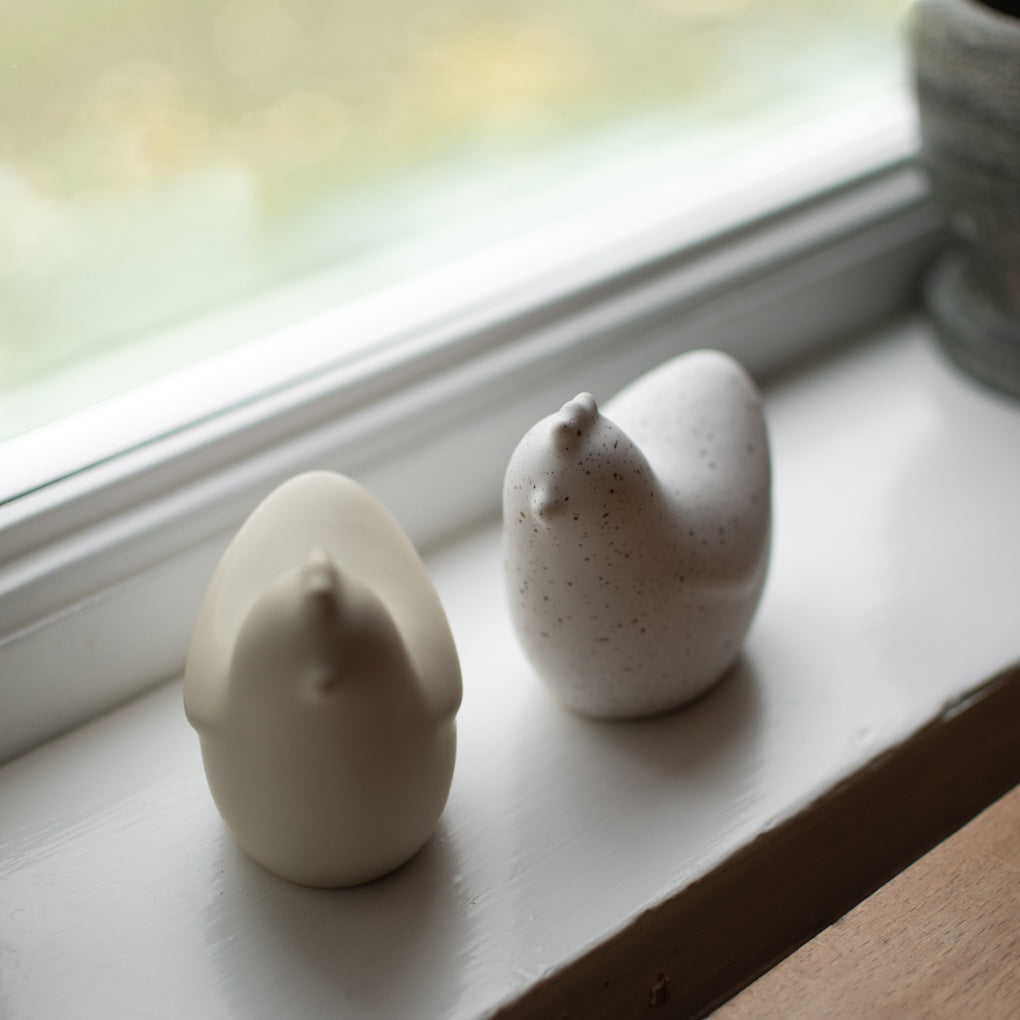 MINI HENS Påskdekoration, Creme