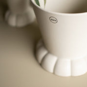 FLORA Kruka Small Ø19, Creme