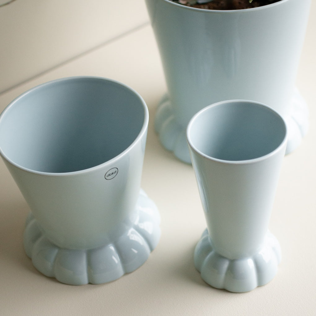 FLORA Kruka Small Ø19, Light Blue