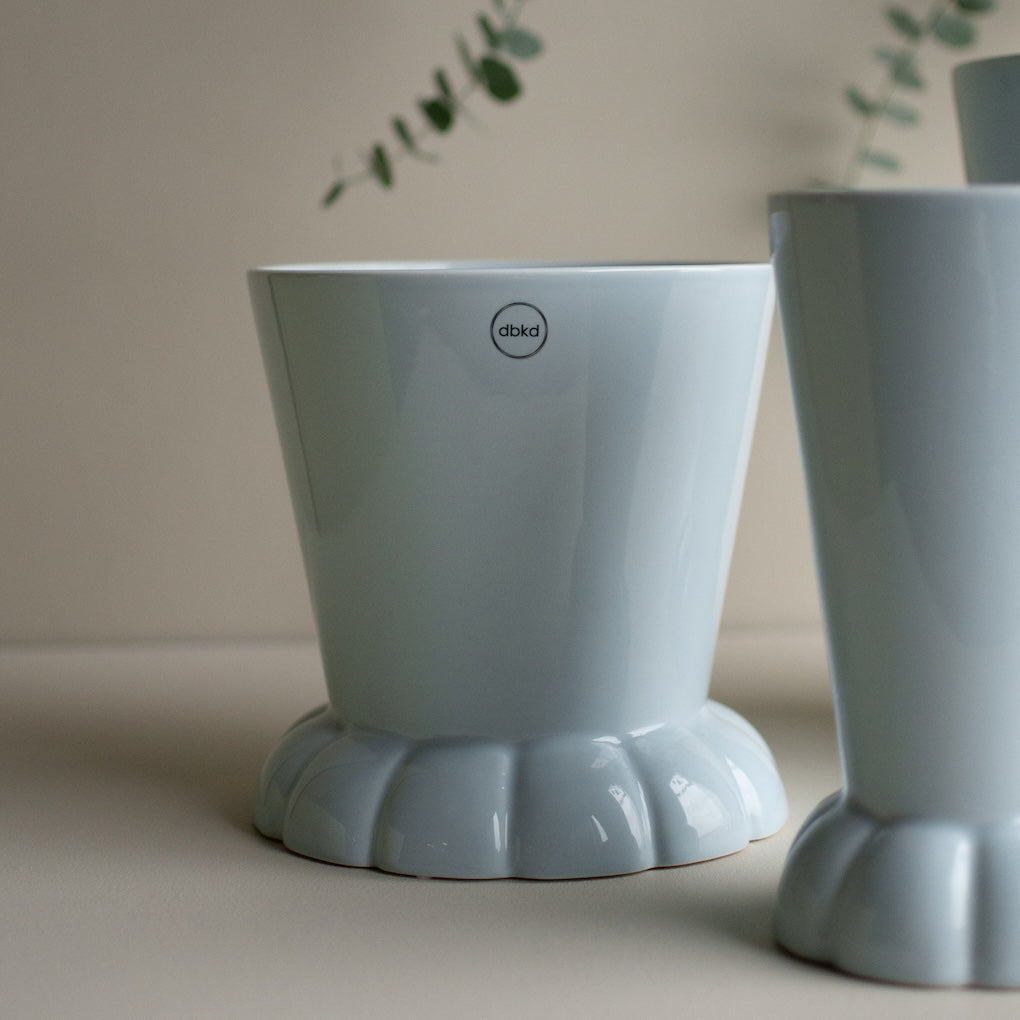 FLORA Kruka Small Ø19, Light Blue