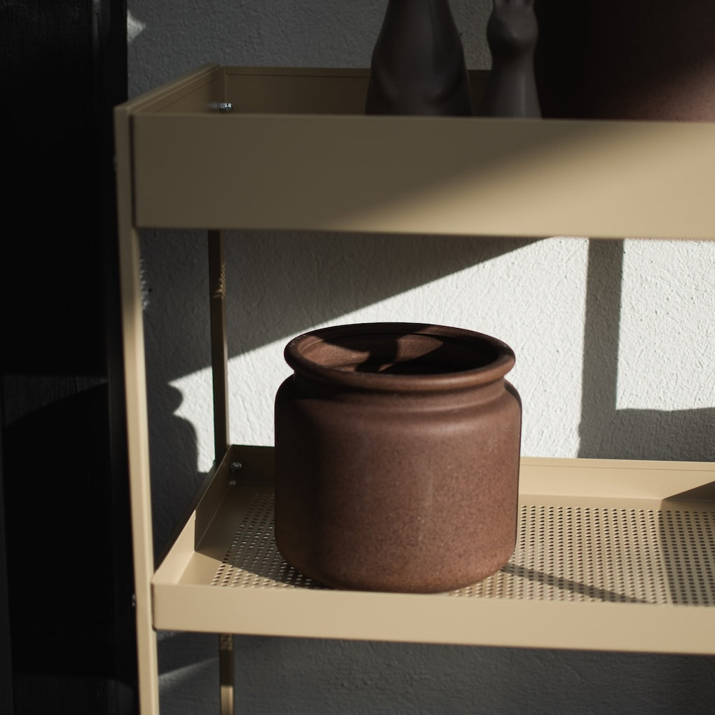 PURE Kruka Small H15cm, Brun