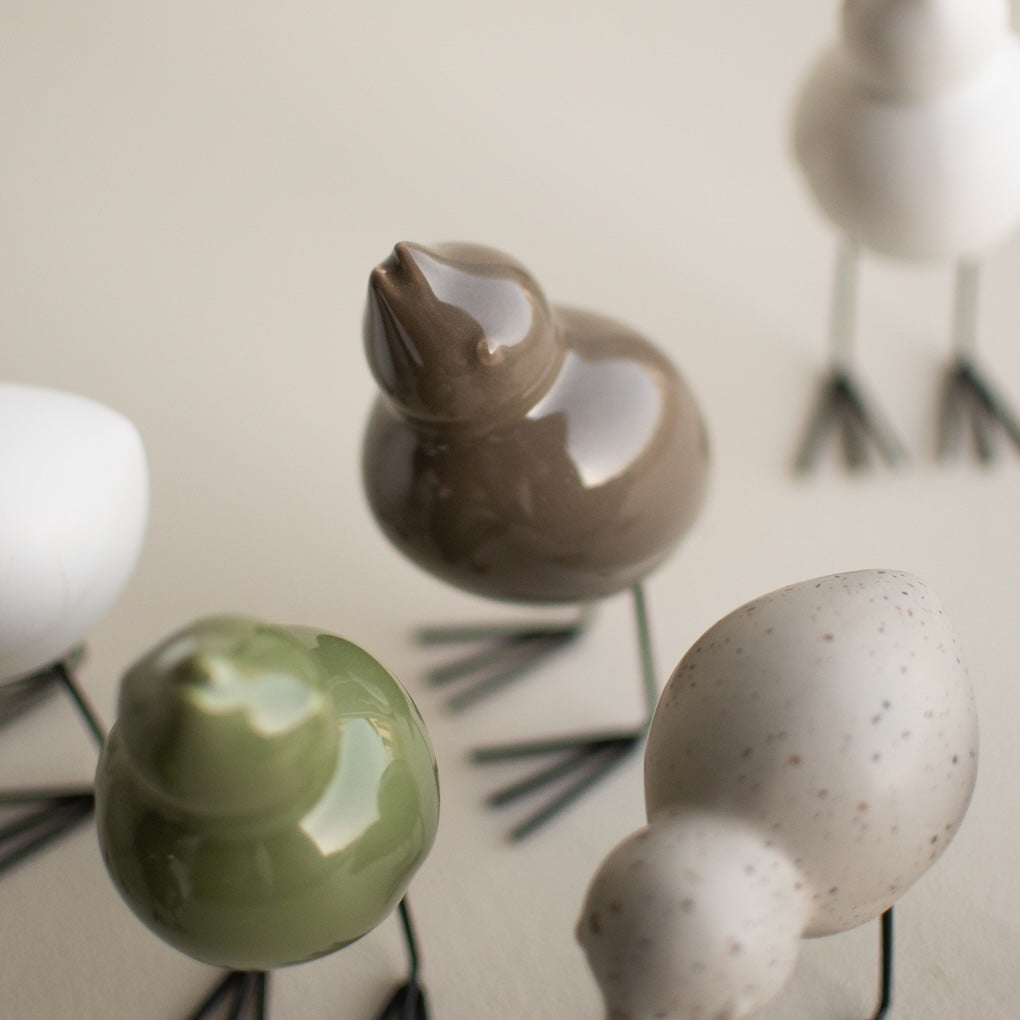 SWEDISH BIRD Påskdekoration 2-Pack, shiny dust