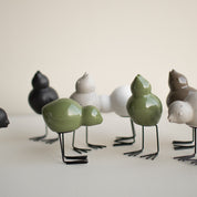 SWEDISH BIRD Påskdekoration 2-Pack, shiny green