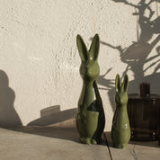 SWEDISH RABBIT Påskdekoration shiny green, small