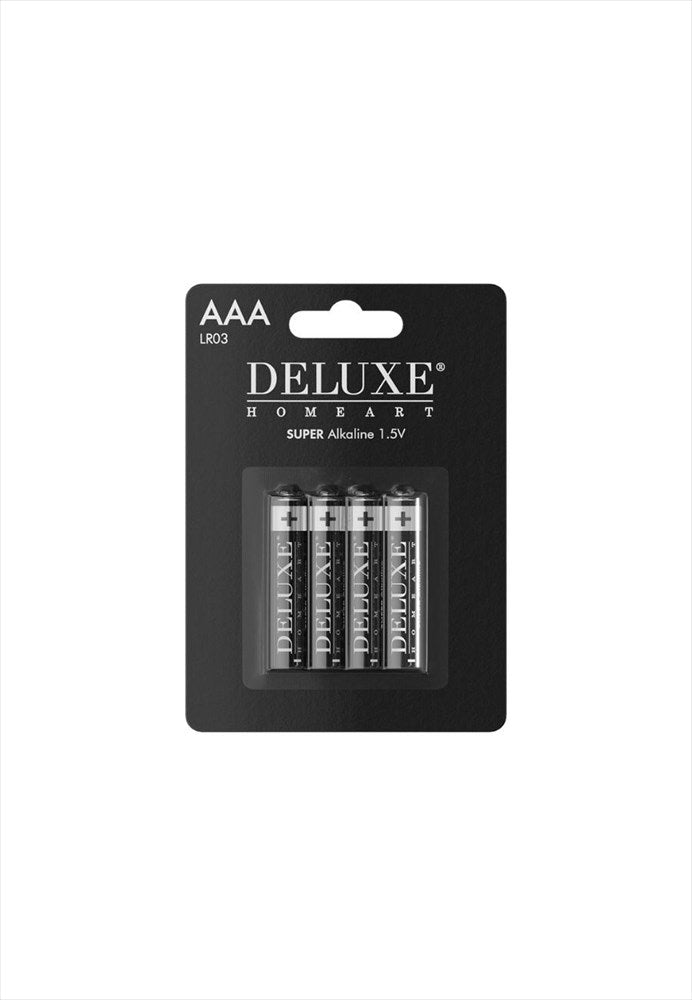 Deluxe Homeart Batteri AAA 1,5V 4 - pack - Azalea Home