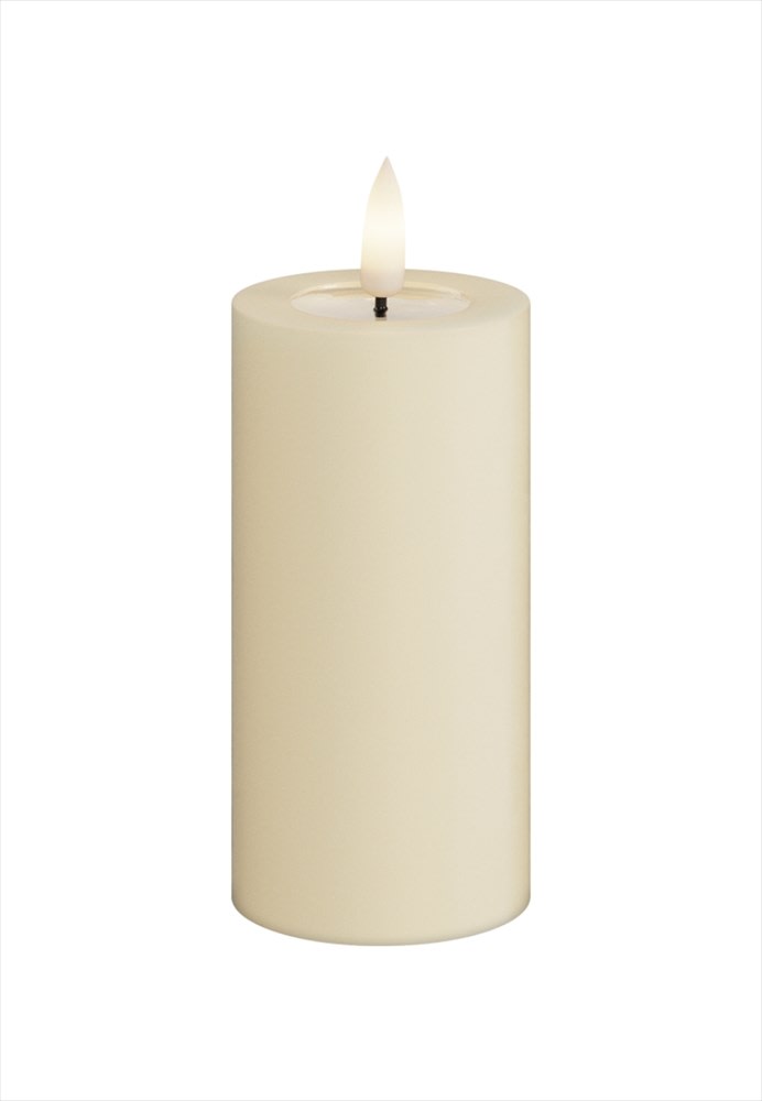 Deluxe Homeart LED Blockljus Cream 5x10 cm - Azalea Home