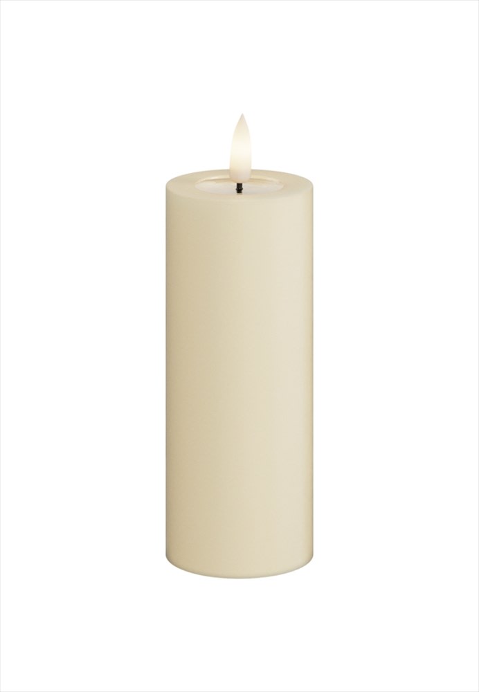 Deluxe Homeart LED Blockljus Cream 5x12,5 cm - Azalea Home