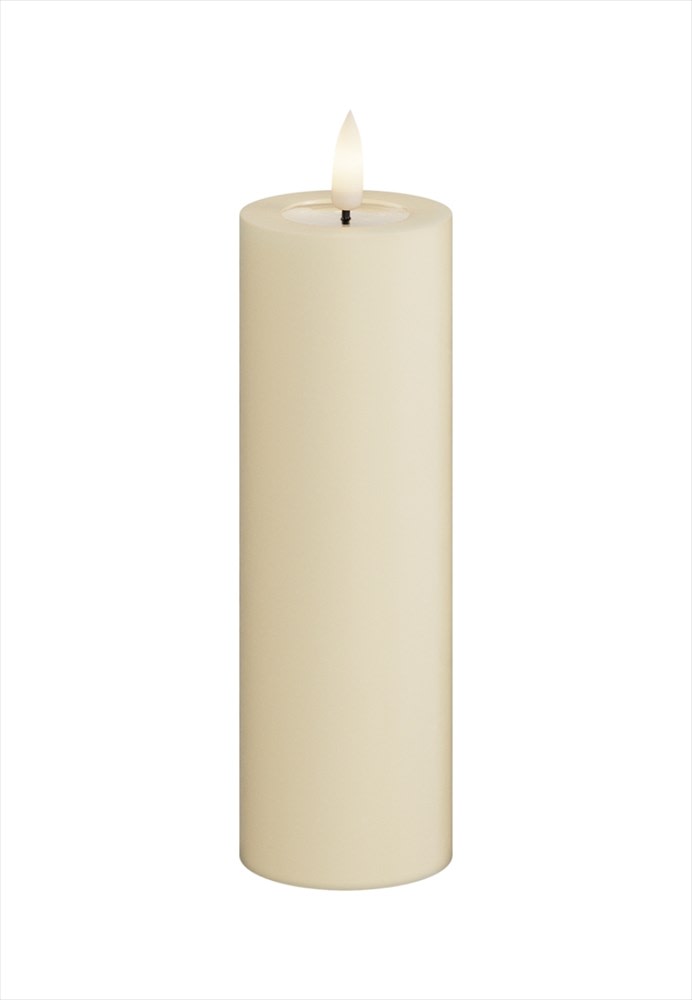 Deluxe Homeart LED Blockljus Cream 5x15 cm - Azalea Home