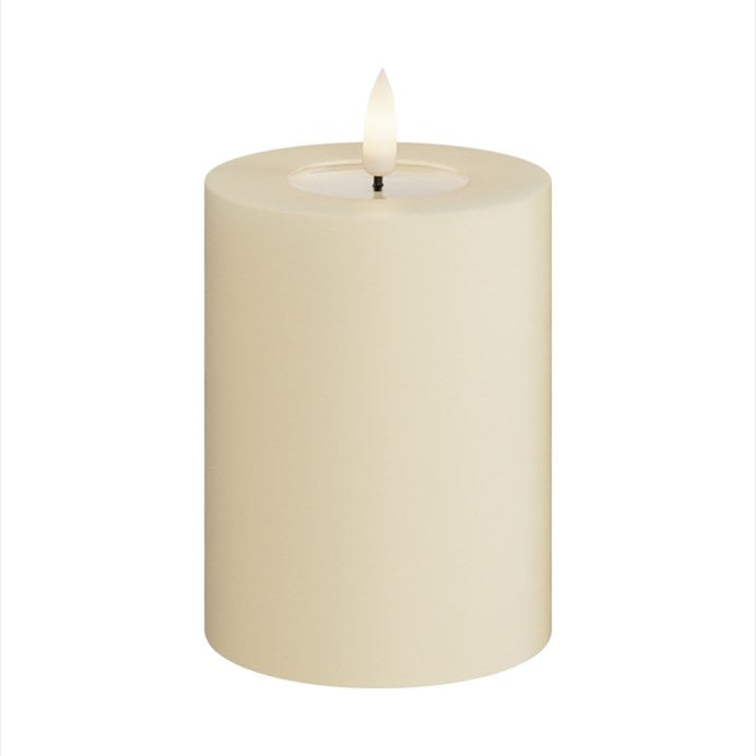 Deluxe Homeart LED Blockljus Cream 7,5x10 cm - Azalea Home