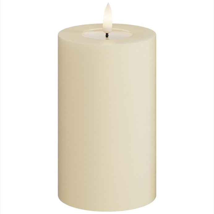 Deluxe Homeart LED Blockljus Cream 7,5x12,5 cm - Azalea Home