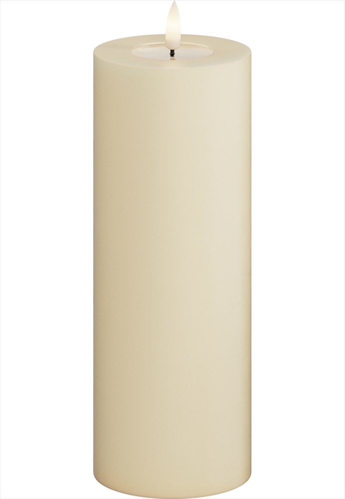 Deluxe Homeart LED Blockljus Cream 7,5x20 cm - Azalea Home