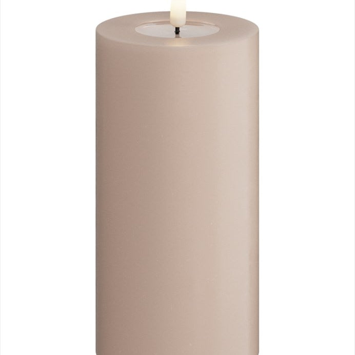 Deluxe Homeart LED Blockljus Rosa 7,5x15 cm - Azalea Home