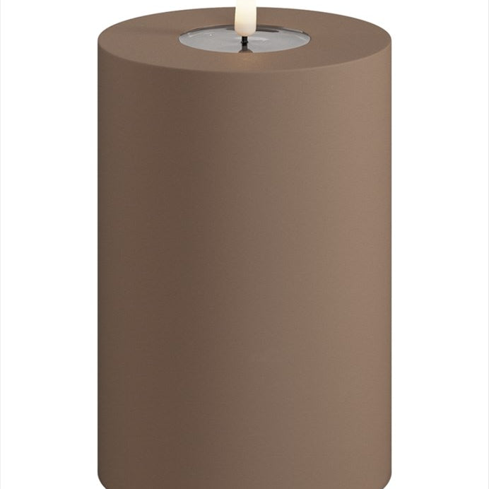 Deluxe Homeart LED Blockljus Utomhus Mocca 10x15 cm - Azalea Home