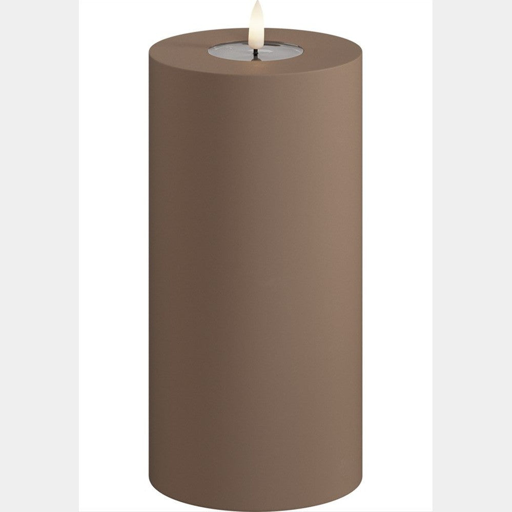 Deluxe Homeart LED Blockljus Utomhus Mocca 10x20 cm - Azalea Home