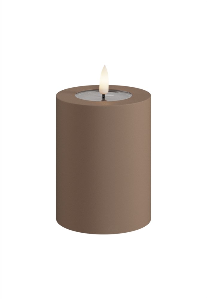Deluxe Homeart LED Blockljus Utomhus Mocca 7,5x10 cm - Azalea Home