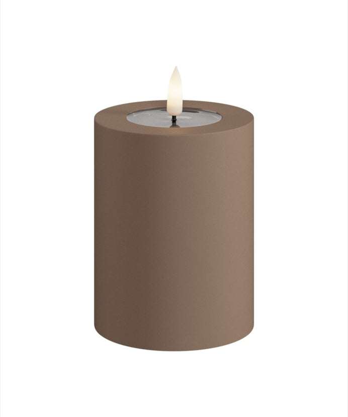 Deluxe Homeart LED Blockljus Utomhus Mocca 7,5x10 cm - Azalea Home