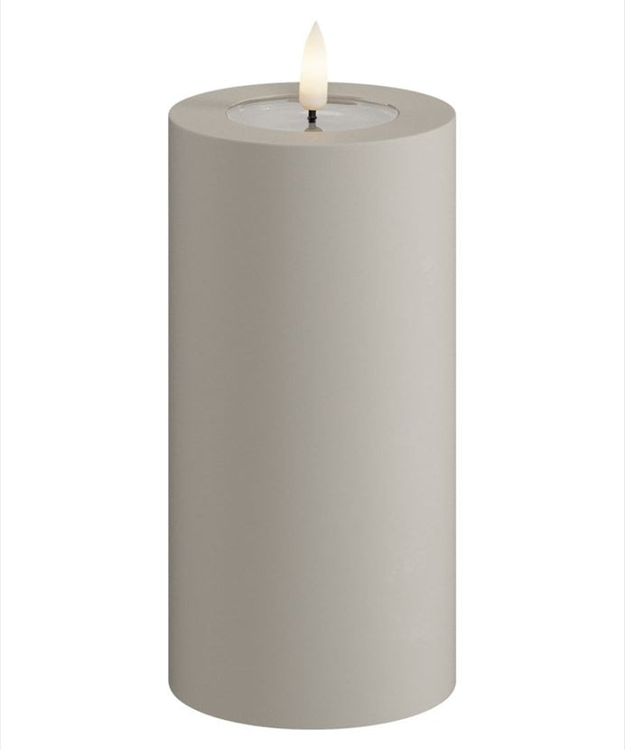 Deluxe Homeart LED Blockljus Utomhus Sand 7,5x15 cm - Azalea Home