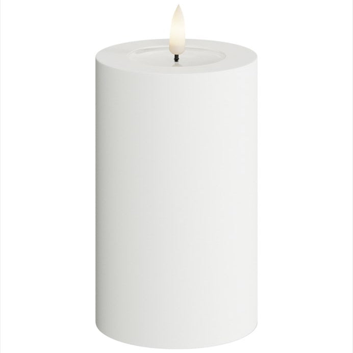 Deluxe Homeart LED Blockljus Utomhus Vit 7,5x12,5 cm - Azalea Home