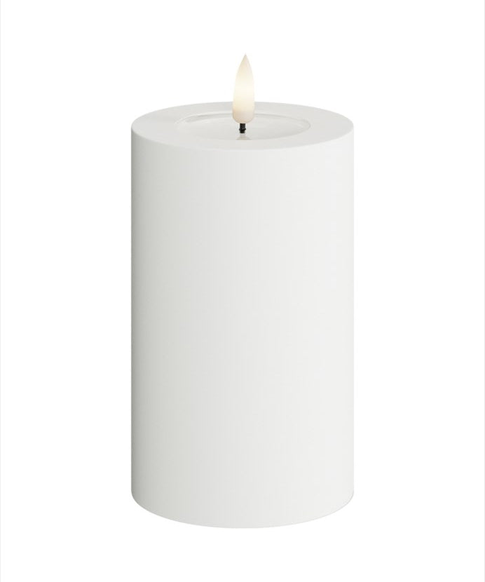 Deluxe Homeart LED Blockljus Utomhus Vit 7,5x12,5 cm - Azalea Home