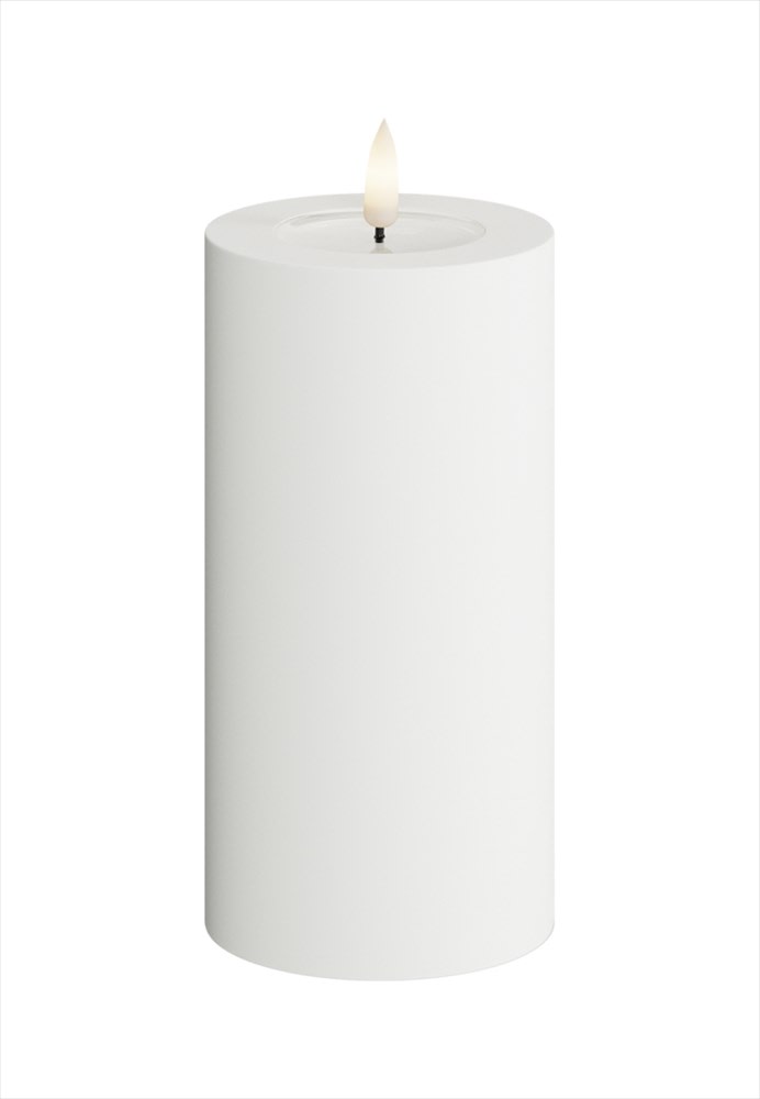 Deluxe Homeart LED Blockljus Utomhus Vit 7,5x15 cm - Azalea Home