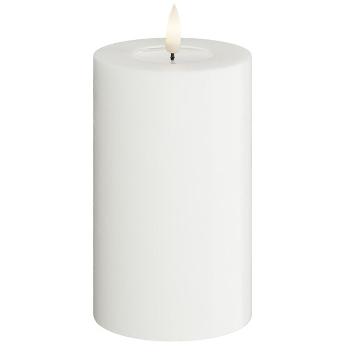 Deluxe Homeart LED Blockljus Vit 7,5x12,5 cm - Azalea Home