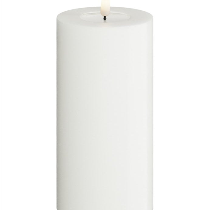 Deluxe Homeart LED Blockljus Vit 7,5x15 cm - Azalea Home