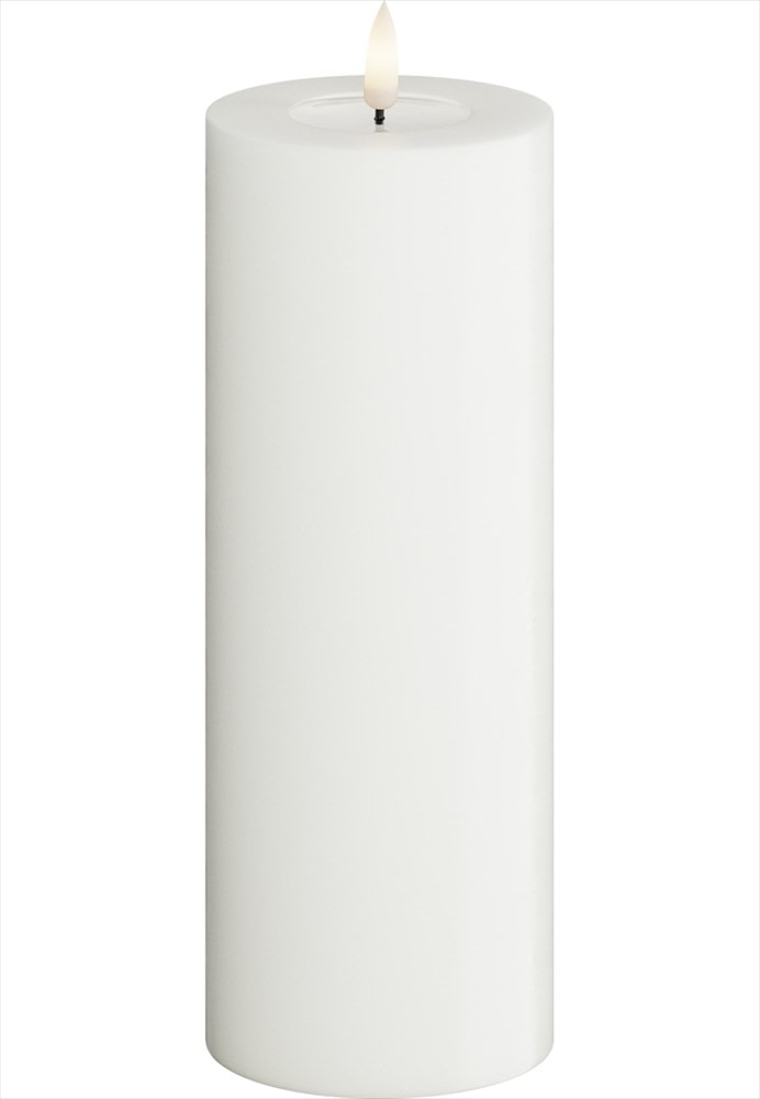 Deluxe Homeart LED Blockljus Vit 7,5x20 cm - Azalea Home