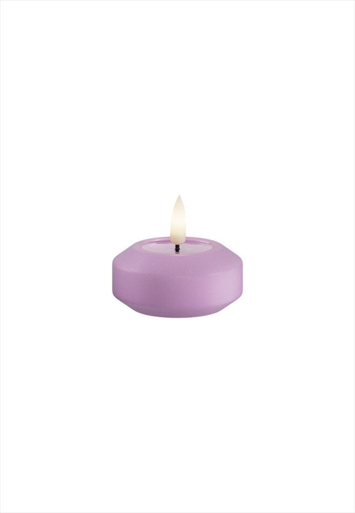 Deluxe Homeart LED Flytande Värmeljus 6,1 cm Lavendel 2 - pack - Azalea Home